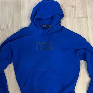 Polo by Ralph Lauren Men's Vibrant Blue Hoodie